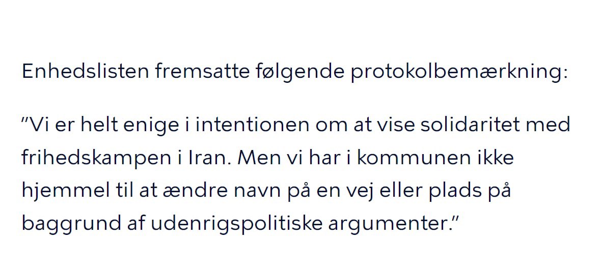 Enhedslisten i København insisterer på, at kommunalvalget skal handle om Gaza. 

Men for bare tre år siden kunne Enhedslisten DESVÆRRE ikke støtte de iranske kvinders frihedskamp, fordi Københavns Kommune ikke skulle bedrive udenrigspolitik 🫠

#dkpol #kbhpol #dkmedier
