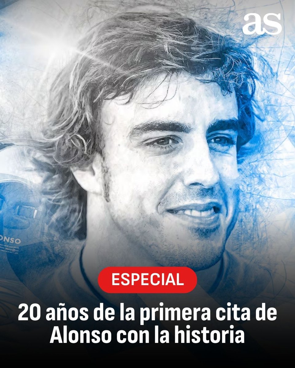 #EspecialAS

🏆 Este jueves 25 de septiembre se cumple el 20º aniversario del título de campeón del mundo con el que el español entró en el Olimpo de la F1

👉 Reportaje completo: mrf.lu/c3RX