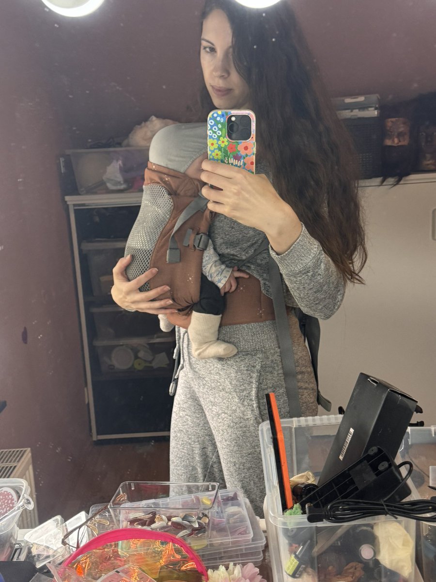 How ive spent most of my days😁 he naps in this carrier