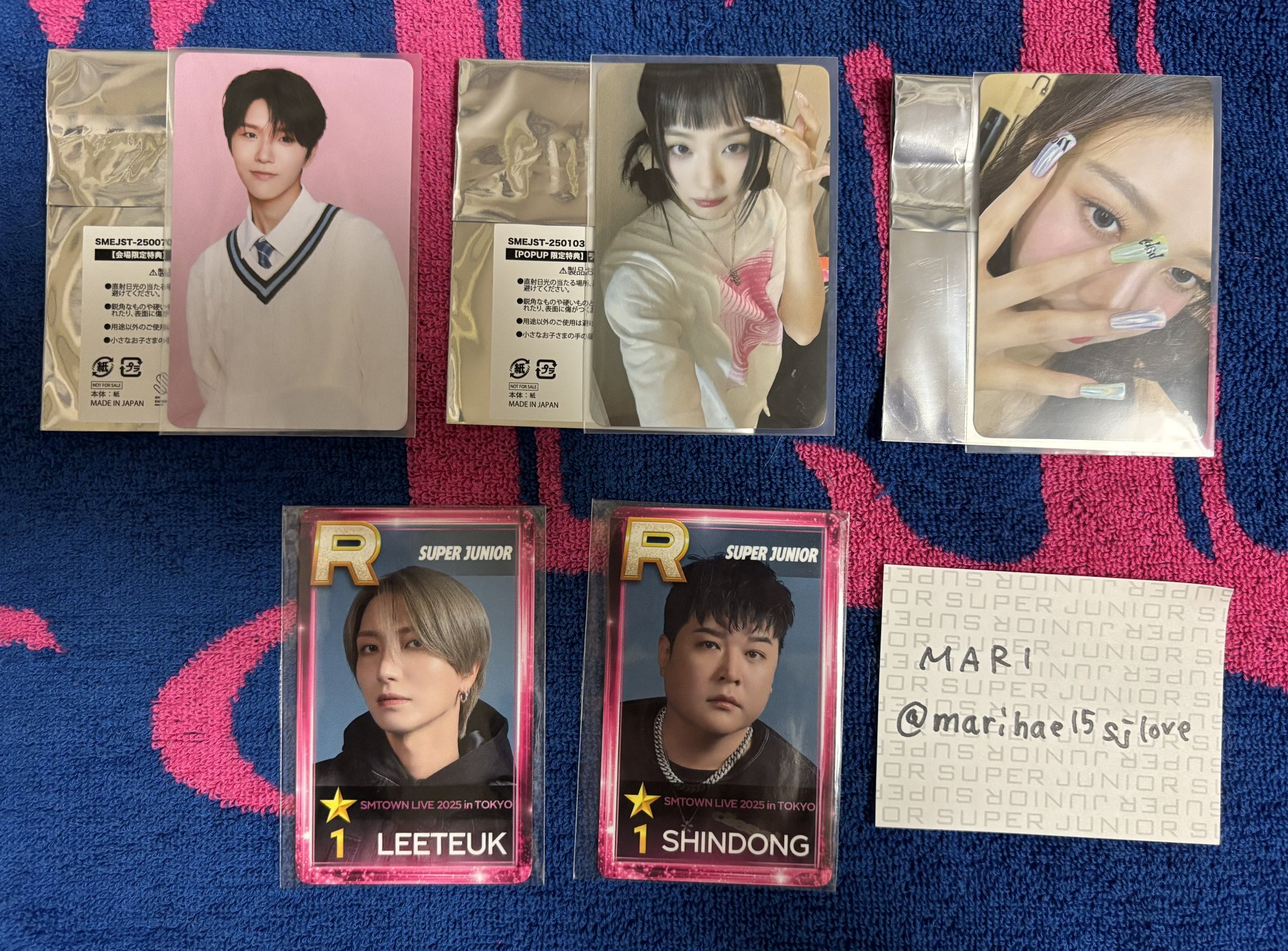 SMTOWN トレカ 特典 ドンへ ポップアップ スジュ 2025 6000円 SMTOWN トレカ 特典 ドンへ ポップアップ スジュ 2025 6000円