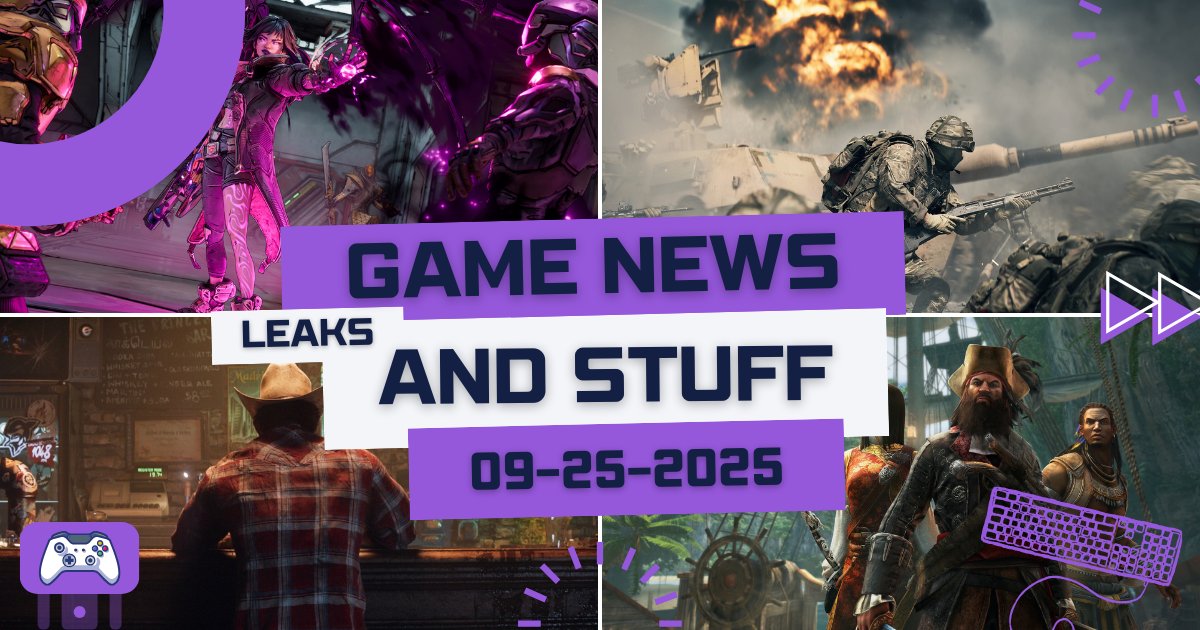 gamedevrelay's tweet image. Hello friends, Happy Thursday! 📆

In today’s news:
🎮 Gearbox CEO On Borderlands 4 Launch
🎮 Battlefield 6 Battle Royale Launch
🎮 More Info On Insomniac&apos;s Wolverine and Venom
And More!

open.substack.com/pub/gamedevrel…

Have a great day everybody and stay tuned for more news! 🙌