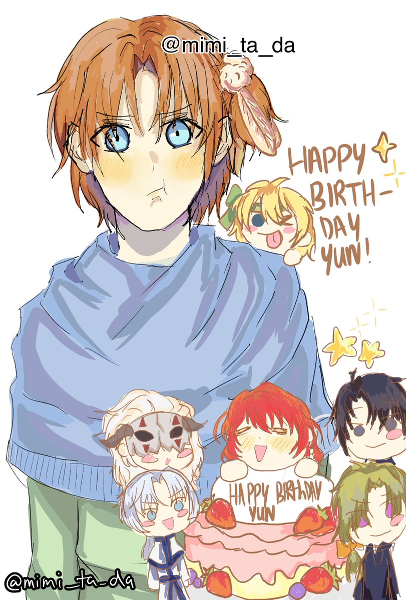 mimi_ta_da's tweet image. Quick drawing since I realised it was his birthday last minute! Happy birthday yun!!!

#ユン生誕祭2025
#ユン誕生祭2025
#yonaofthedawn