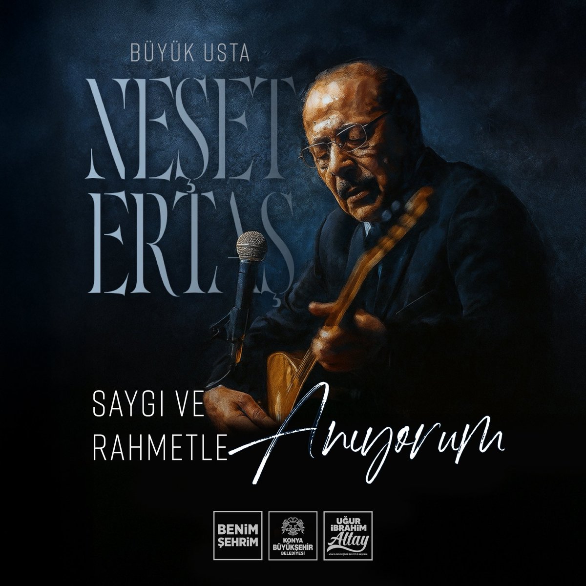 Bozkırın Tezenesi Neşet Ertaş’ı vefatının 13. yıl dönümünde saygı ve rahmetle anıyorum. 

#NeşetErtaş