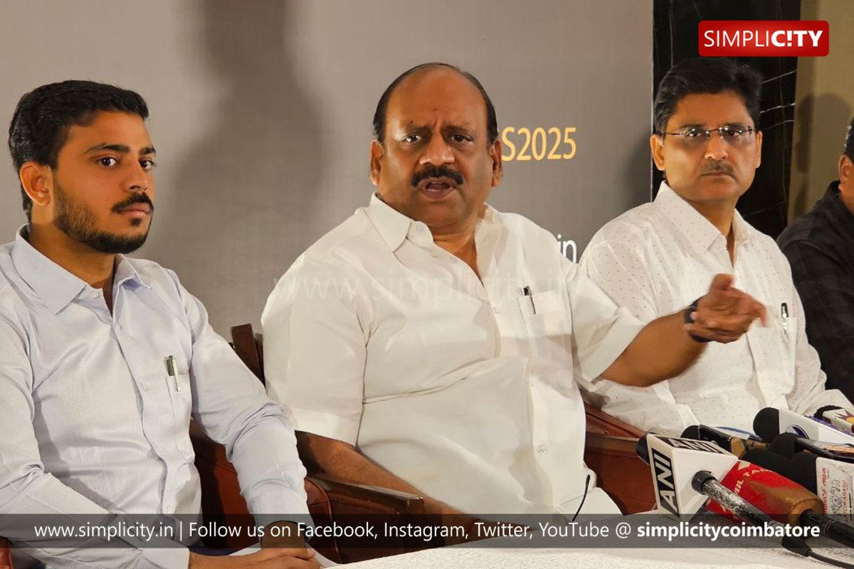 simplicitycbe's tweet image. #photostory
🚀 Tamil Nadu Startup Conference Intro Meet &amp;amp; Industry Interaction Held in Coimbatore; Minister T.M. Anbarasan Participates

#Coimbatore #StartupConference #TamilNadu #TMAnbarasan #Innovation

🚀 தமிழ்நாடு ஸ்டார்ட்அப் மாநாடு அறிமுகம் மற்றும் தொழில்துறை கலந்துரையாடல்…