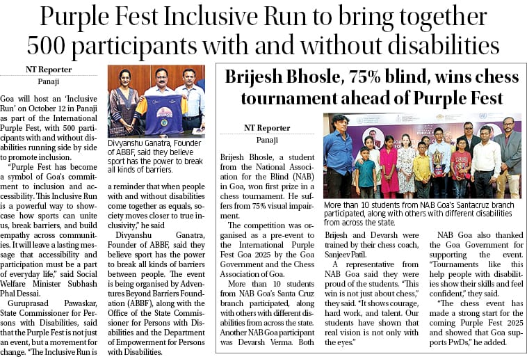 National Association for the Blind - Goa (@nab1983goa) on Twitter photo 