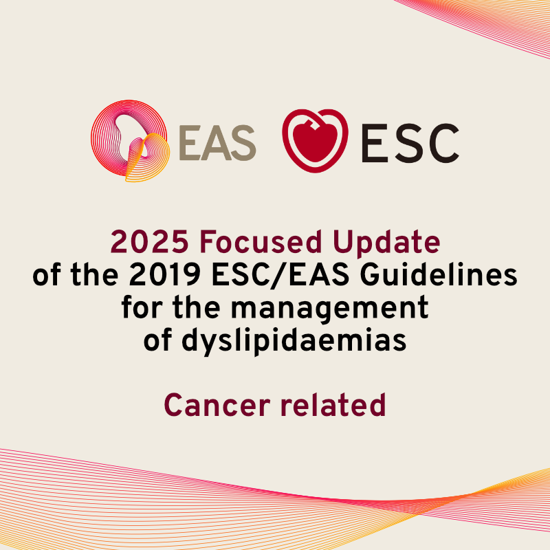 European Atherosclerosis Society (@society_eas) on Twitter photo Certain cancers increase CVD risk, partly beyond traditional risk factors. Earlier guidelines gave no advice on lipid lowering in survivors, but new evidence now allows updated recommendations. Read more here: eas.to/guidelines-202… <a href="/ProfKausikRay/">Prof Kausik Ray FMedSci</a> <a href="/KatiOorni/">Katariina Öörni</a> Certain cancers increase CVD risk, partly beyond traditional risk factors. Earlier guidelines gave no advice on lipid lowering in survivors, but new evidence now allows updated recommendations. Read more here: eas.to/guidelines-202… <a href="/ProfKausikRay/">Prof Kausik Ray FMedSci</a> <a href="/KatiOorni/">Katariina Öörni</a>