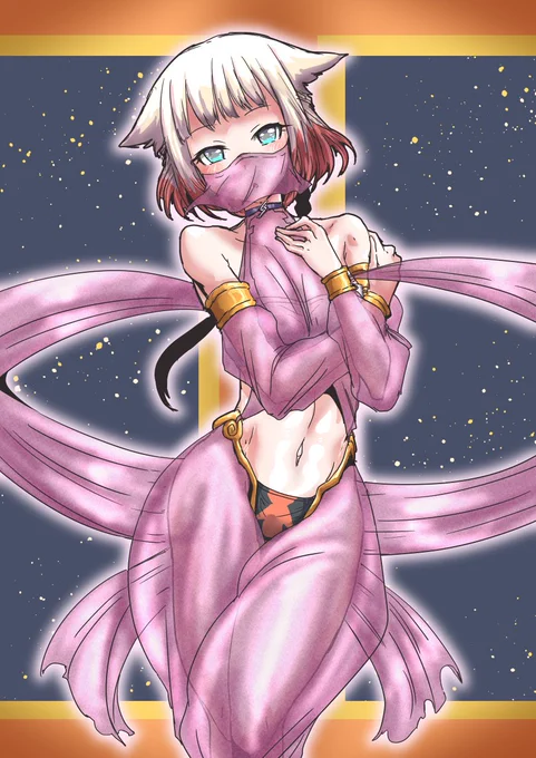 今日の日課は踊り子衣装ONEちゃんです