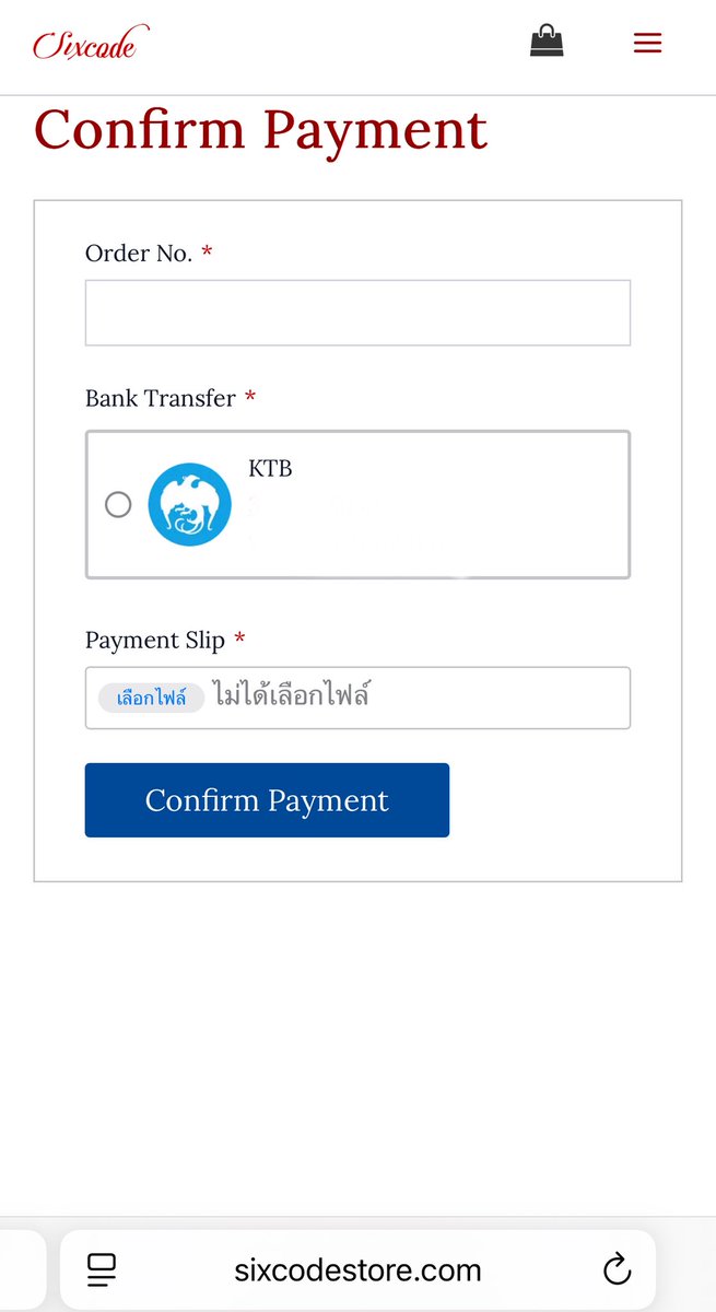 maxky_fc's tweet image. ลูกค้าร้าน  #SIXCODE ท่านใด ที่ยังอัปโหลดสลิปไม่ได้ คลิ๊กที่ link นี้ กรอกเลขออเดอร์แล้วลอง อัปโหลด สลิป หน้านี้อีกครั้งนะคะ เพื่อยืนยันออเดอร์วันนี้วันสุดท้ายน้าาา

🔗 : sixcodestore.com/confirm-paymen…

#6CODE #แม็กกี้บาส #MaxkyBas