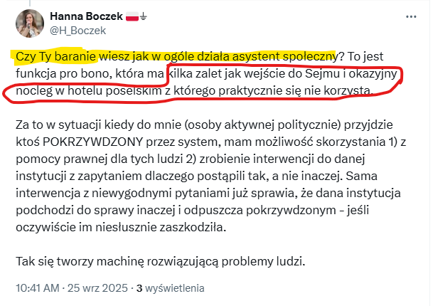P@weł (@winatuska1) on Twitter photo Na żółto pisze asystent społeczny <a href="/placzekgrzegorz/">Grzegorz Płaczek</a>.
Na czerwono, to co najważniejsze dla tych 60 asystentów (wejście do Sejmu) no i może nocleg. Na żółto pisze asystent społeczny <a href="/placzekgrzegorz/">Grzegorz Płaczek</a>.
Na czerwono, to co najważniejsze dla tych 60 asystentów (wejście do Sejmu) no i może nocleg.