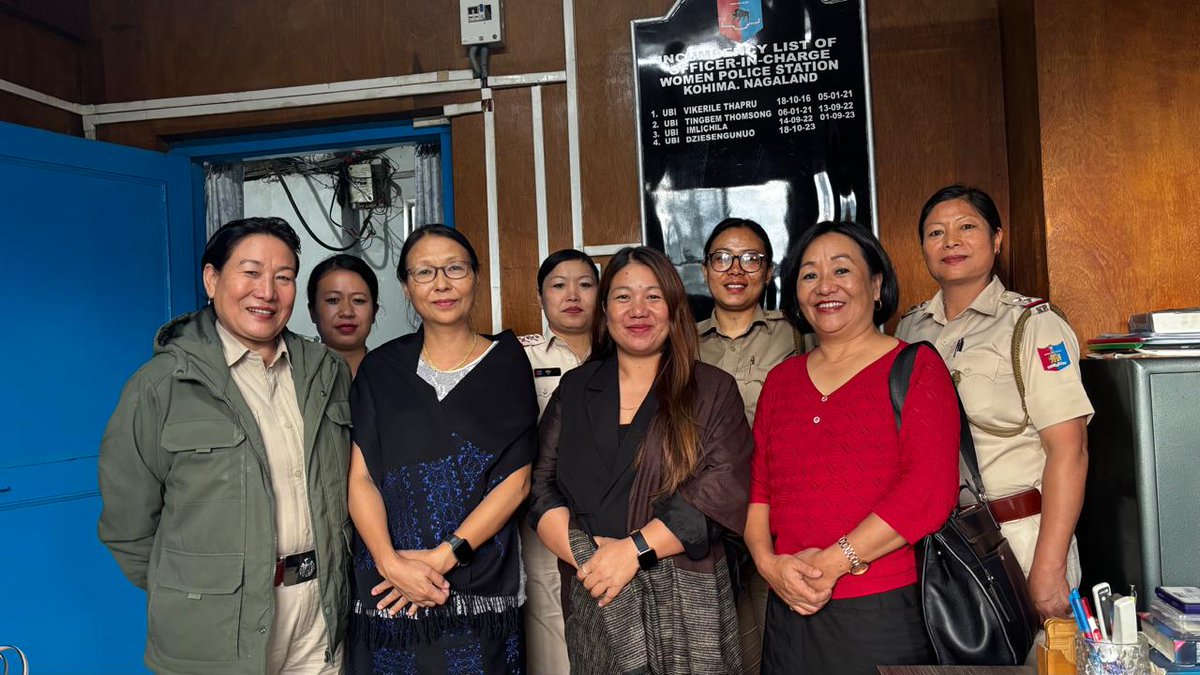 Honoured to host the Chairperson &amp; officials of Nagaland State Commission for Women at Women PS. Held fruitful discussion on Women &amp; Child Rights, combating related crimes &amp; issues of children in conflict with law. A key step towards strengthening our joint efforts for safer Kma.