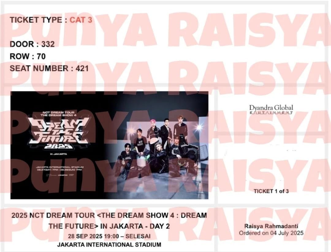 Hjuangrenjun's tweet photo. WTS 1 TIX TDS 4 IN JKT DAY 2
harga web tapii bisa nego tipis. santai aja karena bakal diurus sampe jadi tiket fisik 😈 https://t.co/CPmFeD9A98