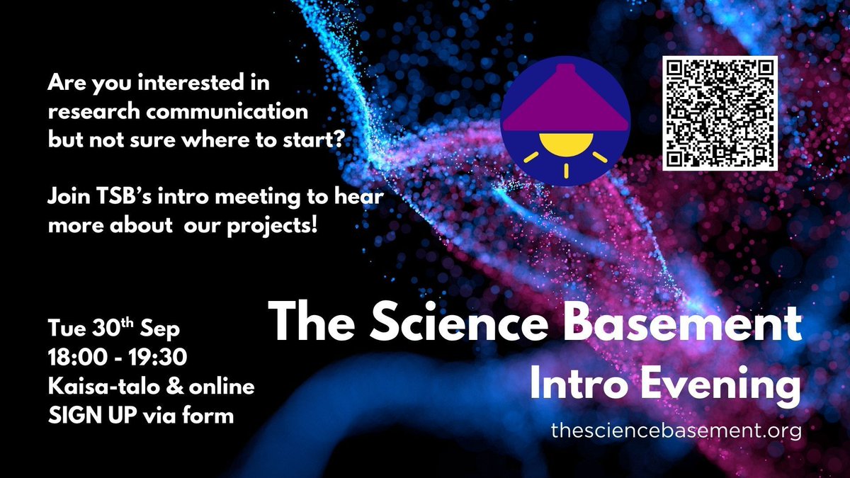 It is more timely than ever for researchers to communicate &amp; engage with the public 💡 Are you an early-career researcher or student and want to develop your #SciComm skills but not sure how to start? Join TSB's Intro Event to hear more about our projects! buff.ly/CkU77Pe
