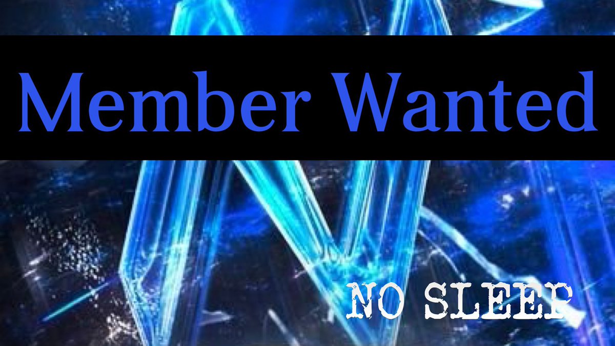 NO SLEEP (@nosleep_ft) on Twitter photo ⭐メンバー募集
☆競技部門
育成優先、復帰勢、競技初心者可
チーム鯖に来れる方(身内優先×)SNS運用し、まめに連絡が取れる方
応募条件
・以下フォロー
<a href="/NOSLEEP_ft/">NO SLEEP</a> 
<a href="/_natsumi1221/">NS💙夏海</a> 
・本ポストのRP
・意気込みとトラッカーURLをオーナーのDMへ
面談する方のみ3日以内に返信をさせていただきます ⭐メンバー募集
☆競技部門
育成優先、復帰勢、競技初心者可
チーム鯖に来れる方(身内優先×)SNS運用し、まめに連絡が取れる方
応募条件
・以下フォロー
<a href="/NOSLEEP_ft/">NO SLEEP</a> 
<a href="/_natsumi1221/">NS💙夏海</a> 
・本ポストのRP
・意気込みとトラッカーURLをオーナーのDMへ
面談する方のみ3日以内に返信をさせていただきます