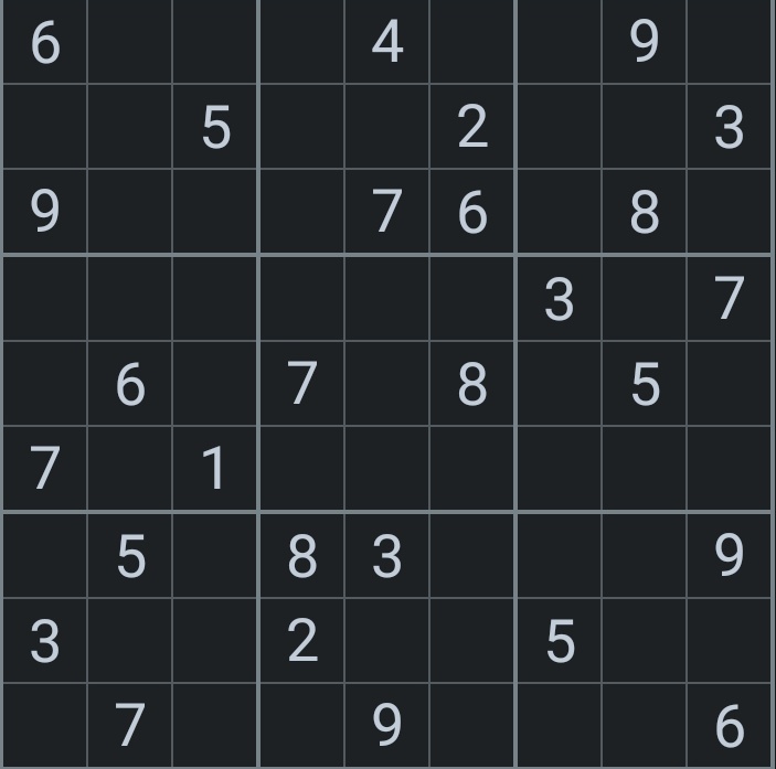 rad_ayeh's tweet image. امیدوارم حل کنید.
#چالش
#سودوکو 
#Sudoku