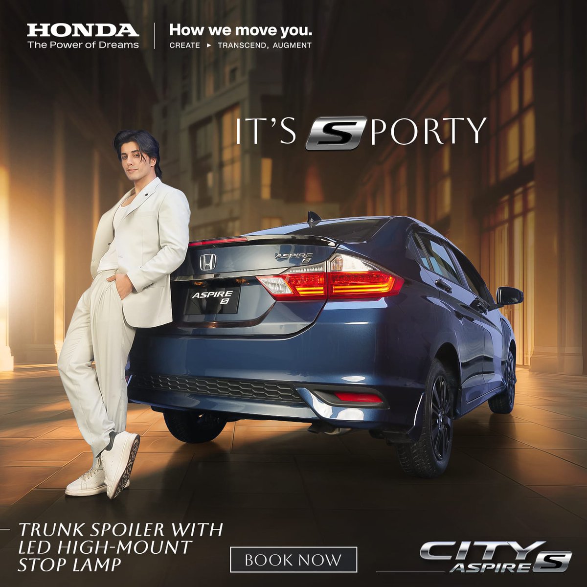 adnanhanifak's tweet image. The new #HondaCityAspireS redefines street presence with a bold dark chrome grille, LED fog lights, and diamond-cut alloys. Step inside to experience premium comfort, a hi-grade interior, and a smooth, powerful drive that turns every journey into a statement.

@Hacpl__Pakistan