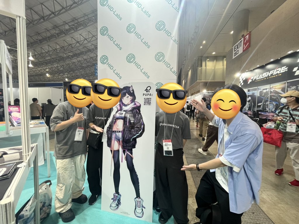 さぶづたか🎸 (@takaaizu_sub) on Twitter photo HID-Labsブースにいた #PUPAちゃん と誘ってくれたPUPA;Graficaのメンバーと📷️
映像制作、3D周りの業務が得意みたいです!
気になる方はぜひチェックしてみてね~! HID-Labsブースにいた #PUPAちゃん と誘ってくれたPUPA;Graficaのメンバーと📷️
映像制作、3D周りの業務が得意みたいです!
気になる方はぜひチェックしてみてね~!