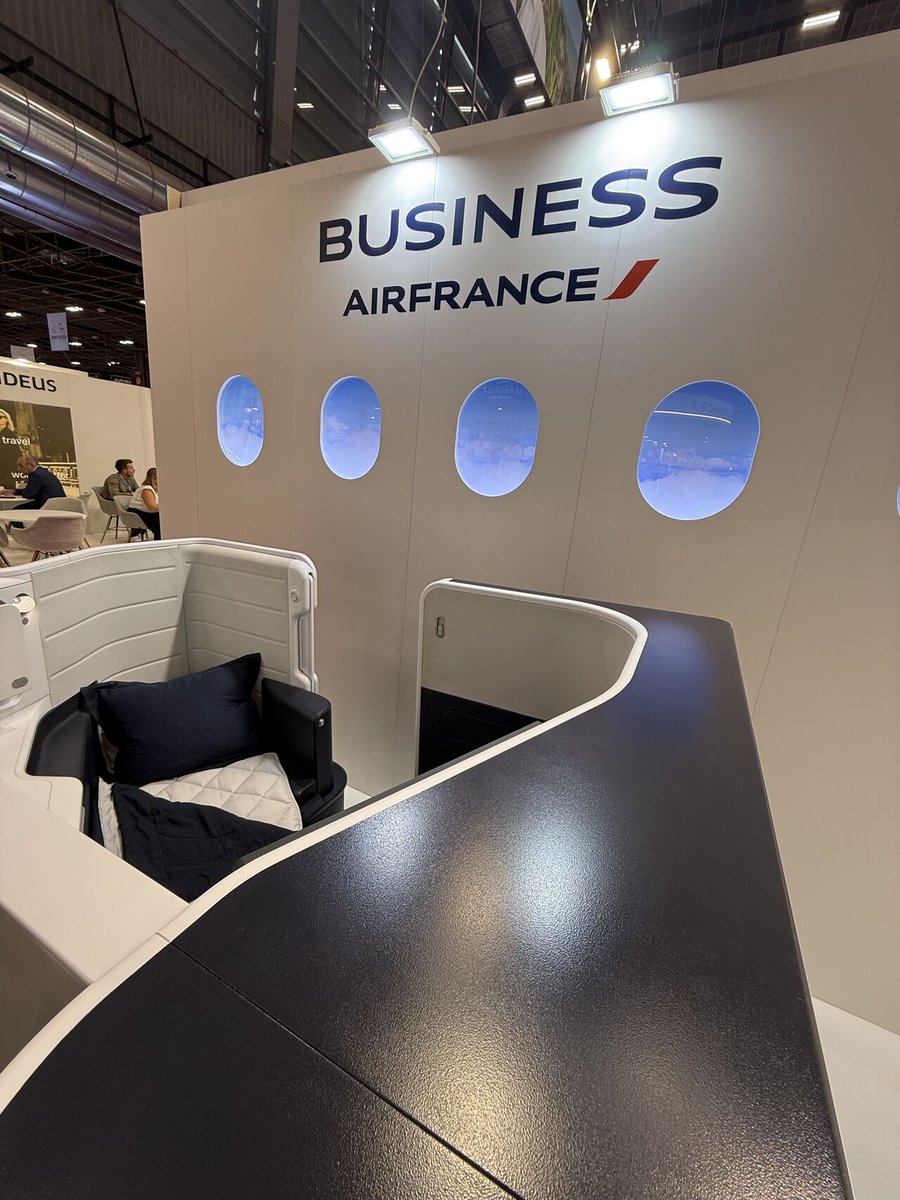 Gate7aviation's tweet image. 📅 Rendez-vous ce jeudi 25 septembre 2025 à Paris Expo Porte de Versailles, Hall 1 pour re découvrir le fauteuil Business d&apos;Air France 
#airfrance #businessclass #IFTM2025