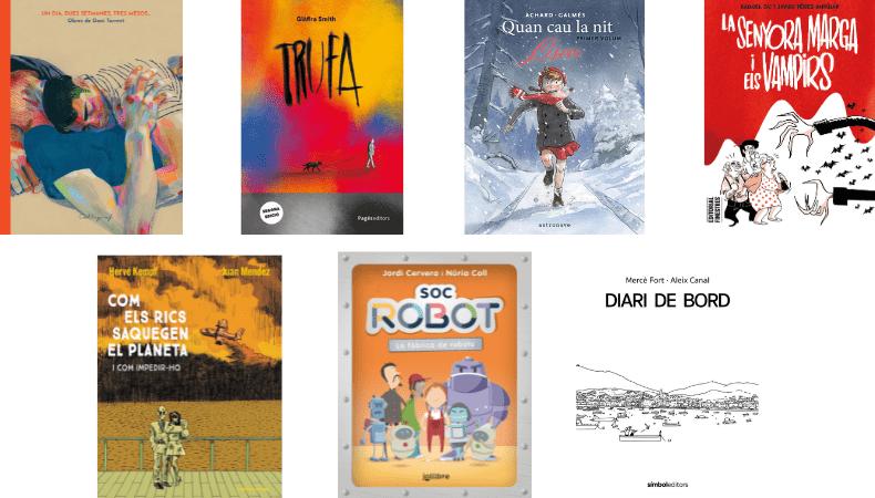 Avui, si els temps ho permet, a les 19:15h a <a href="/LaSetmana/">La Setmana</a> us parlaré d'aquests llibres il•lustrats, còmics, tebeos, novel•les gràfiques o digueu-ne com vulgueu... 

Llibres d'<a href="/Ed_Calligraf/">Edicions Cal·lígraf</a>, <a href="/PagesEditors/">Pagès Editors</a>, <a href="/EdAstronave/">Editorial Astronave</a>, <a href="/Ed_Finestres/">Editorial Finestres</a>, <a href="/GarbuixBooks/">GarbuixBooks</a>, <a href="/jollibre/">Jollibre</a> i <a href="/simbol_editors/">Símbol Editors</a>.