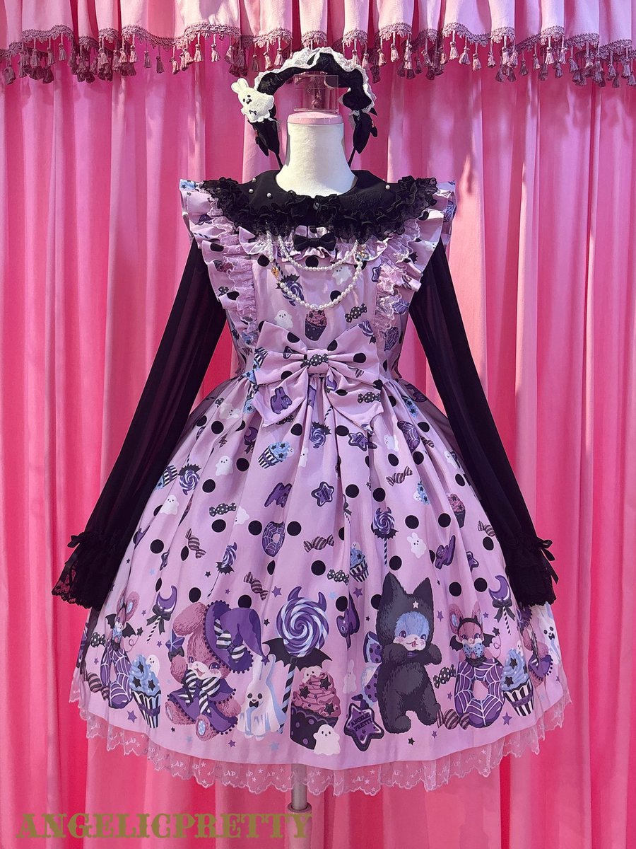 Angelic Pretty HappyCakesシャーリングジャンパースカート 商品詳細ページ