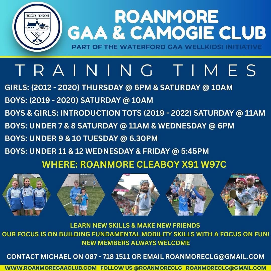 Roanmore GAA & Camogie Club tweet media