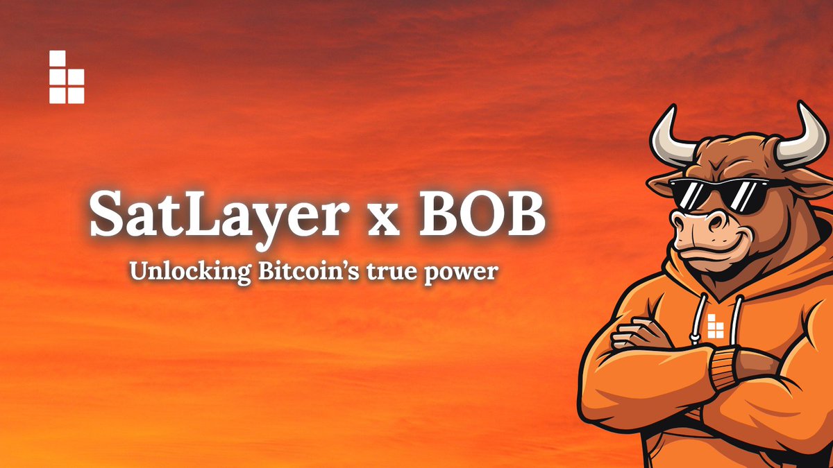 GM CT

Do You know that Bitcoin has been idle for too long, waiting for the right unlock and <a href="/satlayer/">SatLayer 🟨🧊</a> just delivered it

With SatLayer on <a href="/build_on_bob/">BOB</a>, developers can:
• Build Bitcoin-powered services
• Design custom rules and applications
• Harness the security of restaked