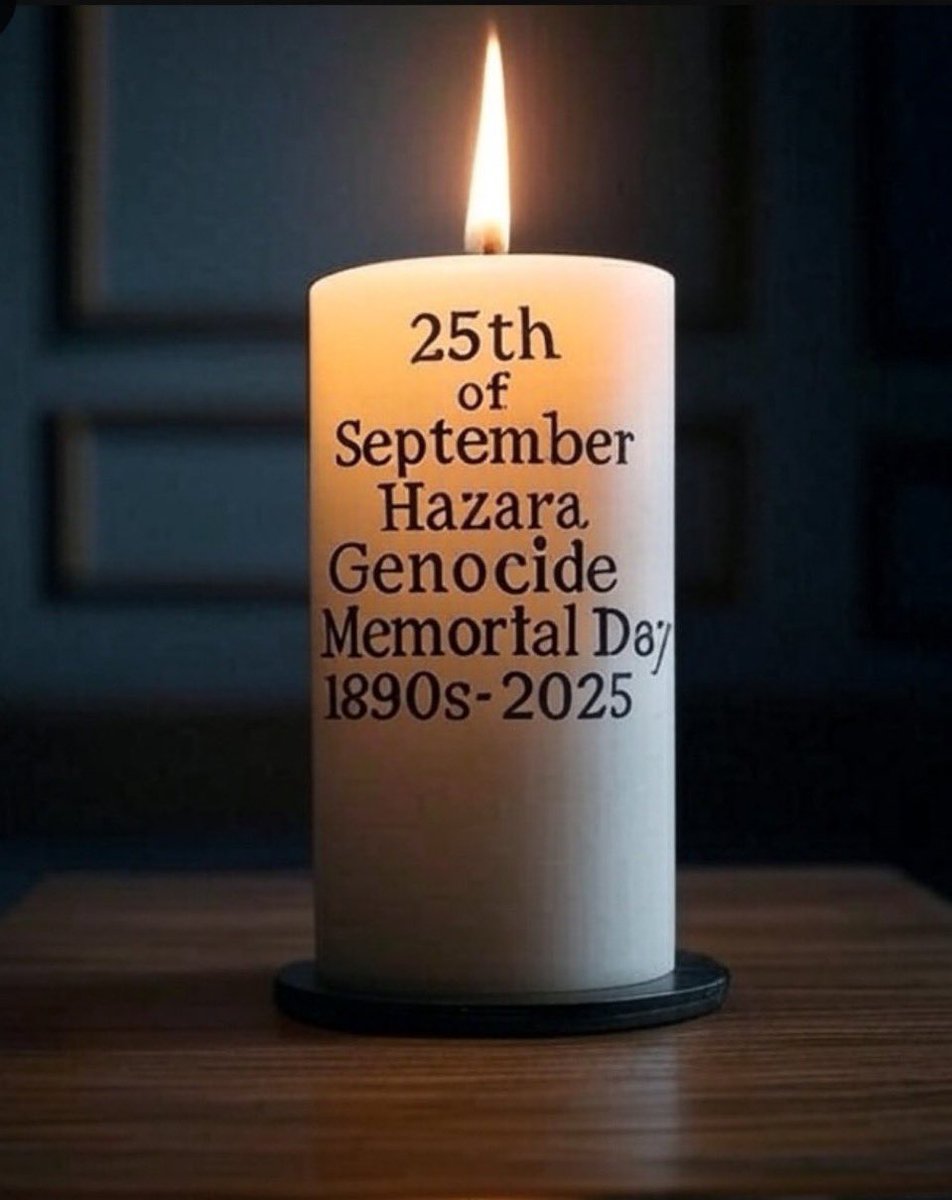 #HazaraGenocideMemorialDay :
On this day in 1890, the independent state of Hazaristan fell after a 3-year war with Afghanistan. The collapse of the state led 
to the slaughter of 62% of the mostly Hazara indigenous population by Afghan forces.
#StopHazaraGenocide
<a href="/UN_HRC/">UN Human Rights Council</a> <a href="/c4hra/">Center for Human Rights Advocacy</a>