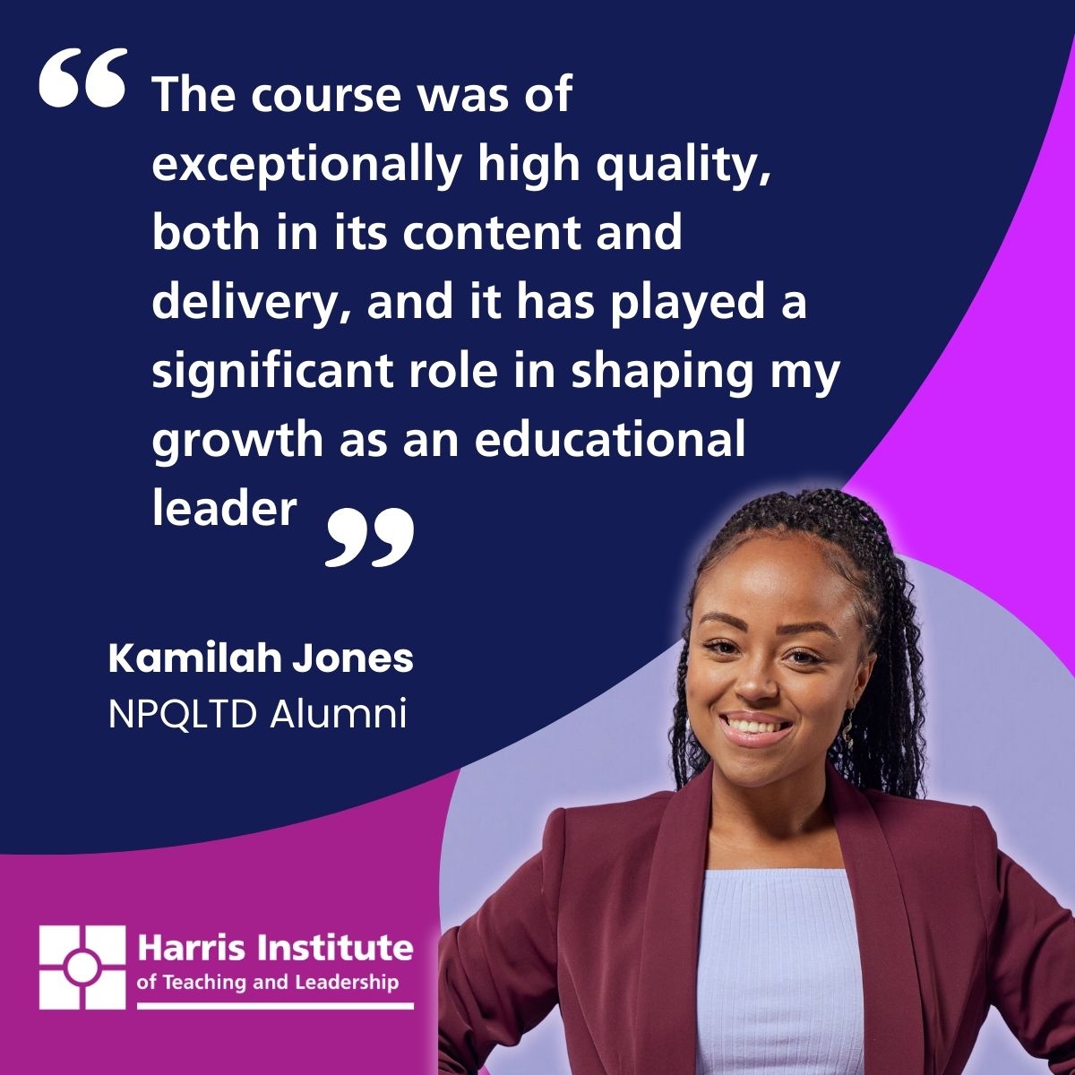 ✨ Ready to level up your leadership? ✨

Applications are open for our Nov 2025 NPQLTD Cohort! 🚀
Develop your skills, make a bigger impact, and join a network of inspiring educators.

👉 Apply: orlo.uk/T25z5

🔗 Read about Kamilah: orlo.uk/eT9uK

#NPQLTD