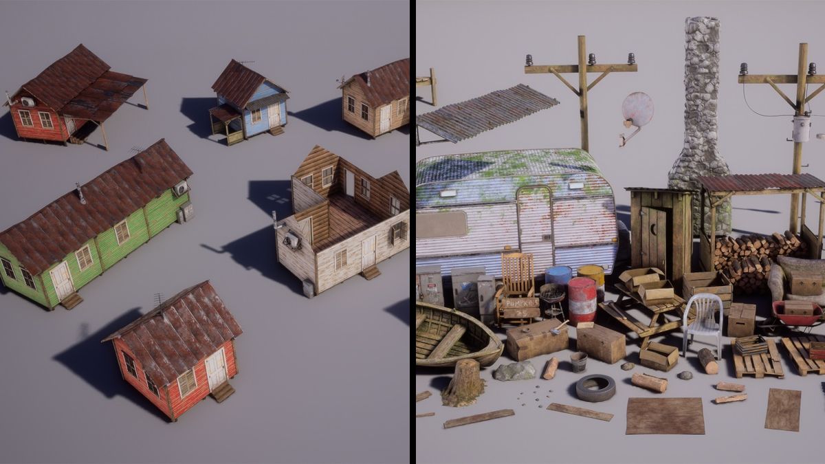 theCGchannel's tweet image. Free resources: environment artist Maarten Hof's Modular Rural Cabin is free on Fab for two weeks

It provides over 150 assets for creating an off-grid environment in #UnrealEngine, including buildings, props and 3D plants

cgchannel.com/2025/09/get-15… 

#UE4 #UE5 #gamedev