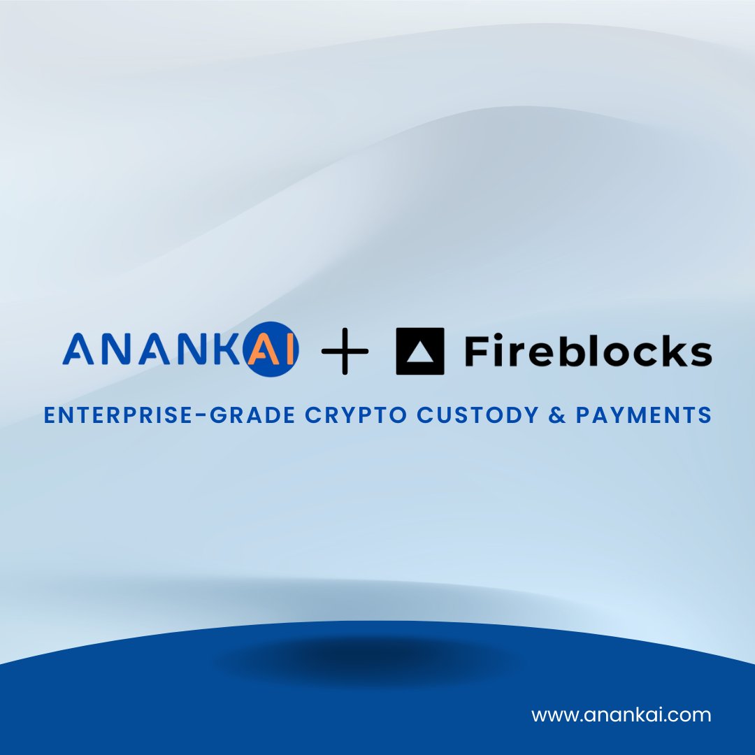 anankailtd's tweet image. Taking crypto security to the next level.

AnankAI’s Crypto Custody, powered by Fireblocks, offers institutional-grade security, fiat on/off-ramps, and full compliance.

The safer future of digital assets starts here.

#AnankAI #CryptoCustody #FinTechInnovation #DigitalAssets