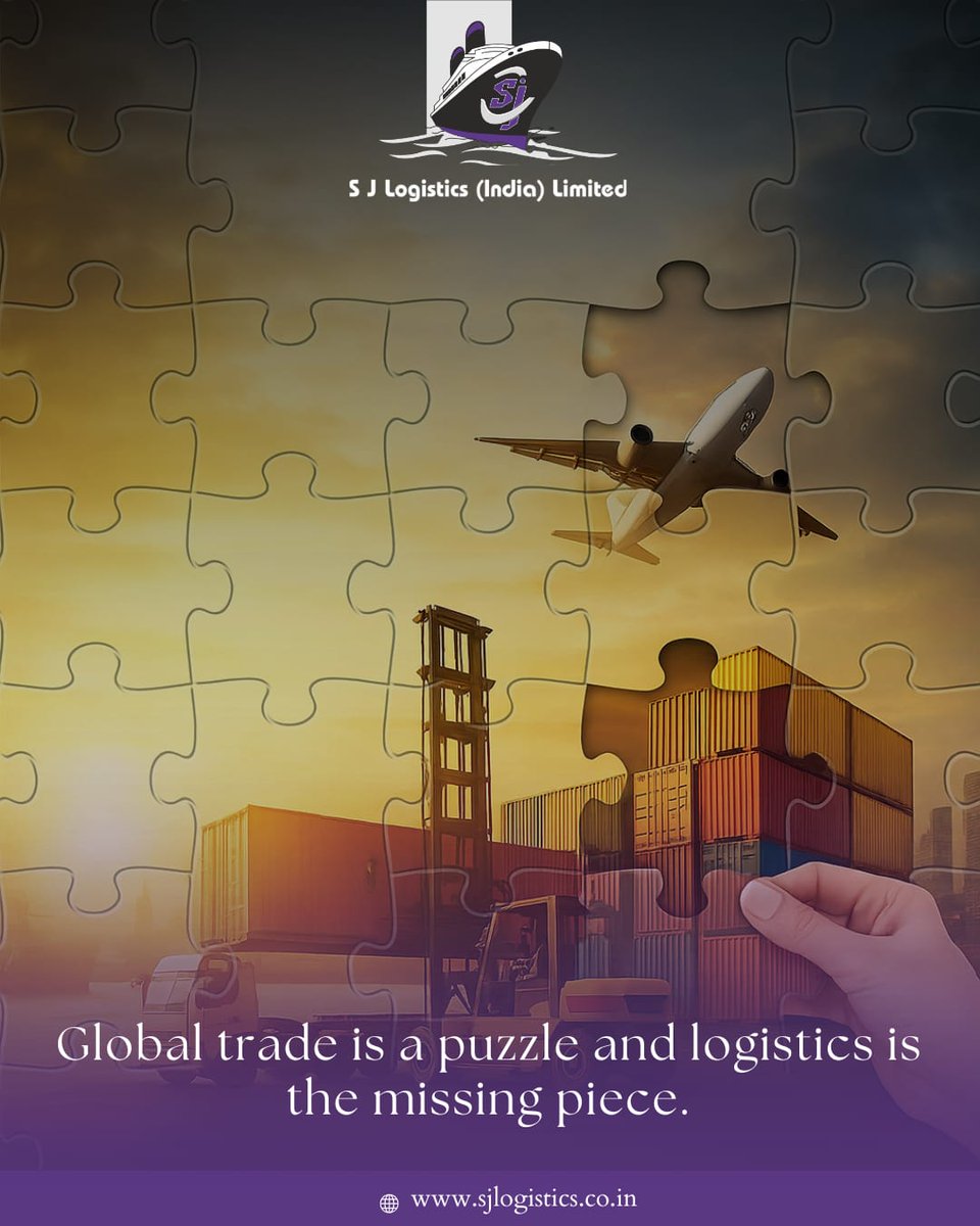 sja_group's tweet image. Just like every puzzle piece matters, every step in logistics shapes the bigger picture.

At SJ Logistics, we’re committed to building a cleaner, smarter, and more connected future in global trade.

#SJLogistics #LogisticsSolutions #SupplyChainExcellence #SmartLogistics #Global