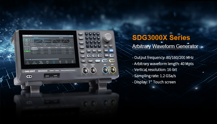 Siglent_Tech's tweet image. SIGLENT has just released the new SDG3000X Series Arbitrary Waveform Generator, which features up to 200 MHz output frequency, 40 Mpts memory depth, a 1.2 GSa/s sampling rate, 16-bit vertical resolution, and a 7-inch touchscreen. Learn more: int.siglent.com/info/detail-10…

#NewProduct