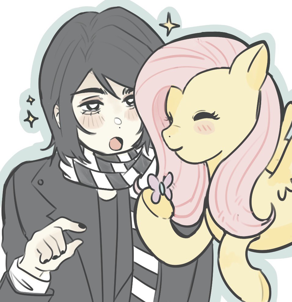 fluttershy and gerard ^_^