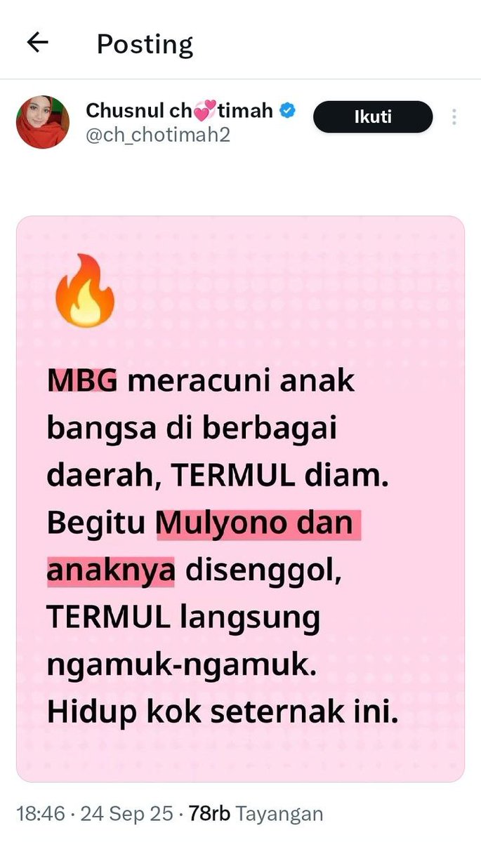 Mengamati kompak dan masifnya serangan buzzer PDIP dan Tempo menyerang MBG. Nanti kita kuliti modus mereka yg sesungguhnya..