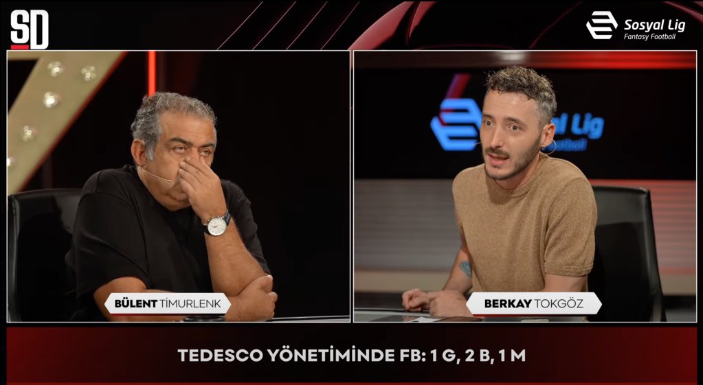 SportsDigitale's tweet photo. Berkay Tokgöz: Bence şu noktada olunmasının temel sebebi, bu seçimin Eylül’de yapılıyor olması. Çünkü bu seçim Eylül’de yapılmamış, Fenerbahçe seçimini Haziran’da yapmış olsaydı, seçilecek başkan daha önce gelip kendi planlamasını, hocasını ve oyuncu grubunu tercih etme fırsatını elde edebilirdi. Eylül’de yapıldı; ancak ondan daha da vahim bir hata, seçime iki hafta kala Mourinho’nun gönderilip Tedesco’nun getirilmesiydi. Eylül’de seçim yapılması Fenerbahçe’ye ciddi bir zarar verdi.