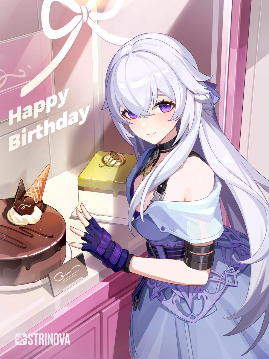 Strinova_EN's tweet photo. Happy Birthday, Celestia!🎂

Kind and gentle as you are, you never refuse anyone's requests.✨

On this special day, please take a good rest! What flavor of cake would you like to eat today?🍰

-----
🎁Leave your Game ID below to send birthday wishes and enter to win 288 Bablo Crystals! (10 winners)
Deadline: October 2, 23:59 UTC.