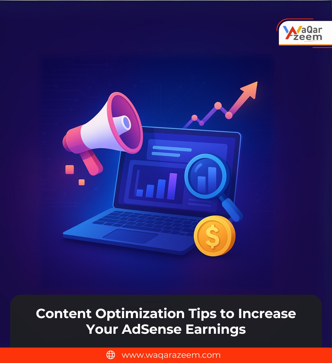 waqarazeeemm's tweet image. 𝗖𝗼𝗻𝘁𝗲𝗻𝘁 𝗢𝗽𝘁𝗶𝗺𝗶𝘇𝗮𝘁𝗶𝗼𝗻 𝗧𝗶𝗽𝘀 𝘁𝗼 𝗜𝗻𝗰𝗿𝗲𝗮𝘀𝗲 𝗬𝗼𝘂𝗿 𝗔𝗱𝗦𝗲𝗻𝘀𝗲 𝗘𝗮𝗿𝗻𝗶𝗻𝗴𝘀

🔑✨💡𝗥𝗲𝗮𝗱 𝘁𝗵𝗲 𝗳𝘂𝗹𝗹 𝘀𝘁𝗼𝗿𝘆 𝗵𝗲𝗿𝗲: 
 waqarazeem.com/blogs/content-…

𝗩𝗶𝘀𝗶𝘁 𝗼𝘂𝗿 𝘄𝗲𝗯𝘀𝗶𝘁𝗲:
 waqarazeem.com 

#AdSenseTips #SEOStrategy