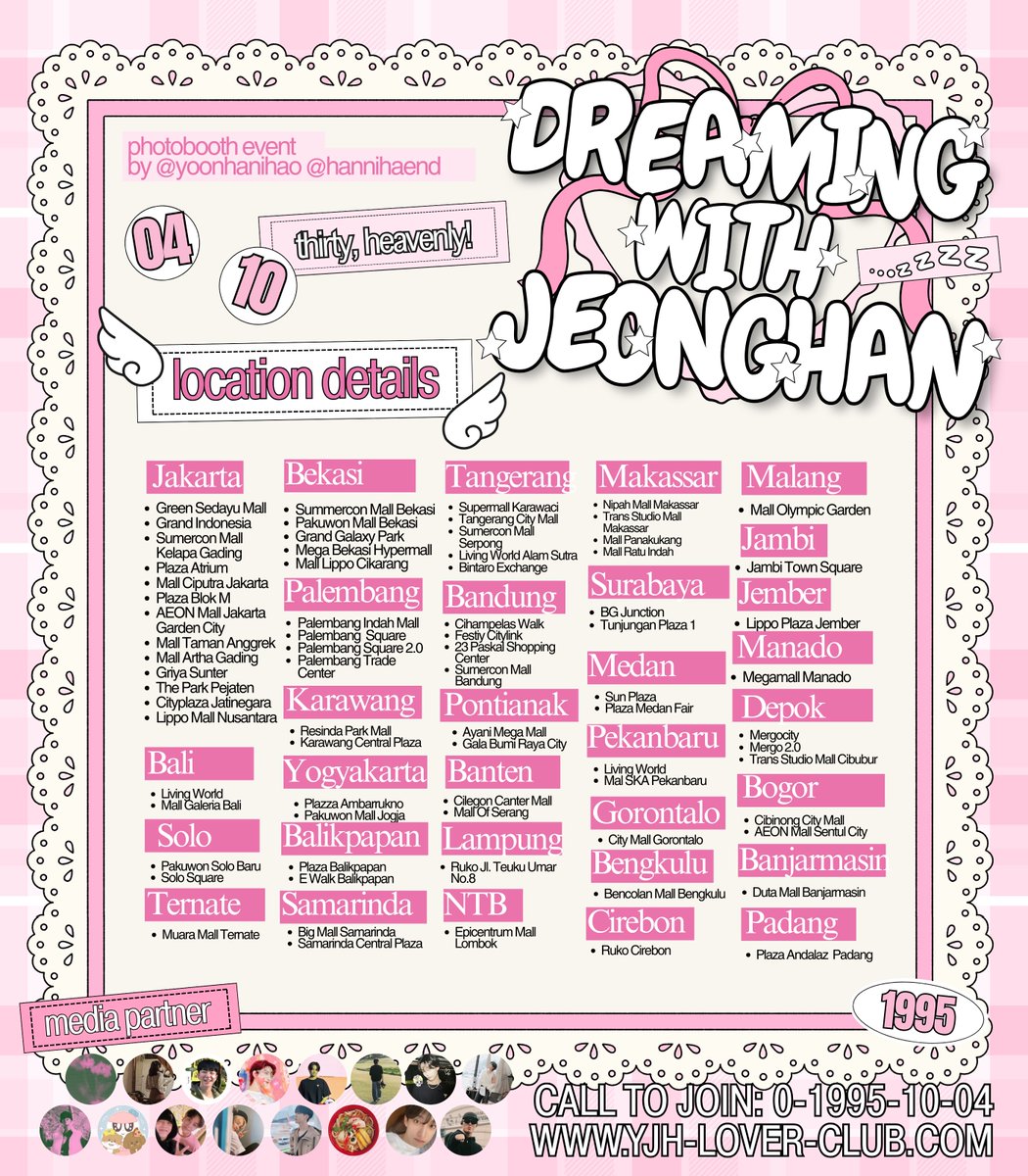 ꒰ა Dreaming With Jeonghan ໒꒱.ᐟ

#JEONGHAN Birthday Photobooth Frame Event by <a href="/yoonhanihao/">mai ໒꒱</a> <a href="/hannihaend/">dian</a> 🪽

🎀 1-14 October 2025
🍥 Selfietime (details on poster)

The angel is turning 30th! Share your moments by using #30HeavenlyYearsOfJeonghan &amp; tag us💕