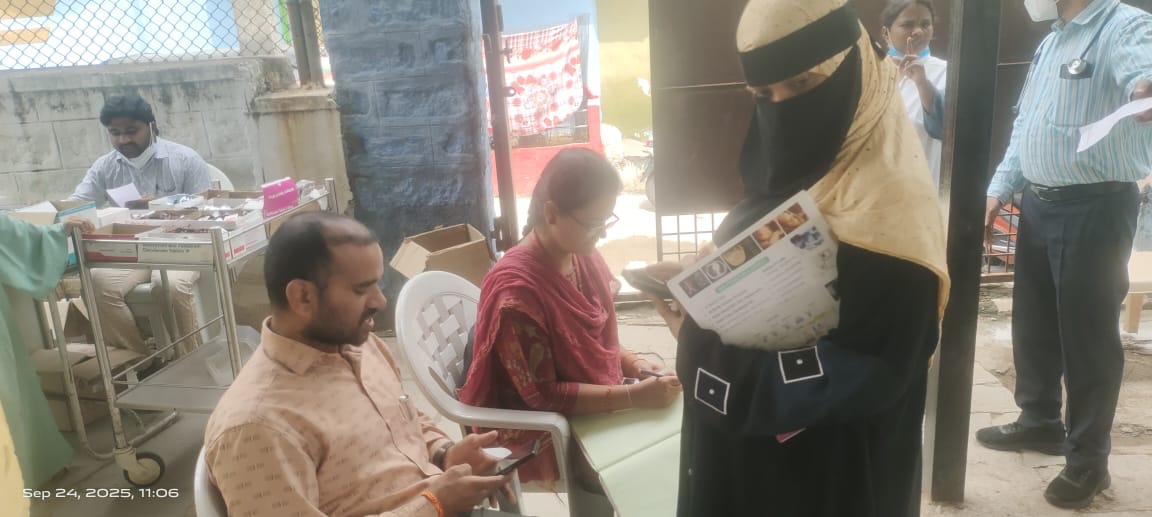 tbalertindia's tweet photo. In Kumarvadi, Barkas, Hyderabad: 138 OPD consultations, 136 screened, 2 TB cases diagnosed under #SwasthNariSashaktParivar. Youth coordinators & #TBAI teams actively supported early detection & awareness. Campaign runs till Oct 2, 2025. https://t.co/l49VaZl7Q2