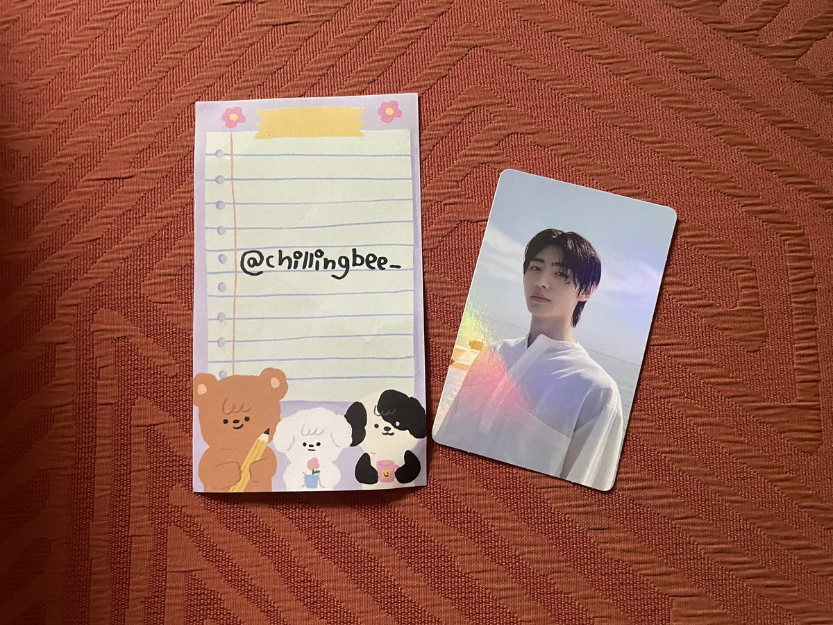 chillingbee_'s tweet photo. 🌈พร้อมส่ง🌈

ซองฮุนทะเล dimension dilemma odysseus โฮโลแกรม hologram
✨120฿ รวมส่ง📮

เก็บเงินปลายทาง: https://t.co/zhjioAF7N3

สนใจ เมนชั่น/dm ค่ะ #ตลาดนัดENHYPEN #ตลาดนัดเอนไฮเพน https://t.co/lCm1uFJ3wN