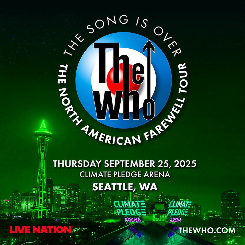 The Who (@thewho) on Twitter photo Tonight’s the night, Seattle! The Who are bringing their legendary farewell tour to <a href="/ClimateArena/">Climate Pledge Arena</a>, and it’s your chance to witness rock history in the making. Whether you’ve followed them since the ’60s or just discovered their iconic sound, this show promises power, passion, and Tonight’s the night, Seattle! The Who are bringing their legendary farewell tour to <a href="/ClimateArena/">Climate Pledge Arena</a>, and it’s your chance to witness rock history in the making. Whether you’ve followed them since the ’60s or just discovered their iconic sound, this show promises power, passion, and