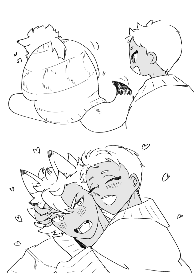 お題箱から☀tmが欲しい🐺くんのジャクカリ🐺☀ 
