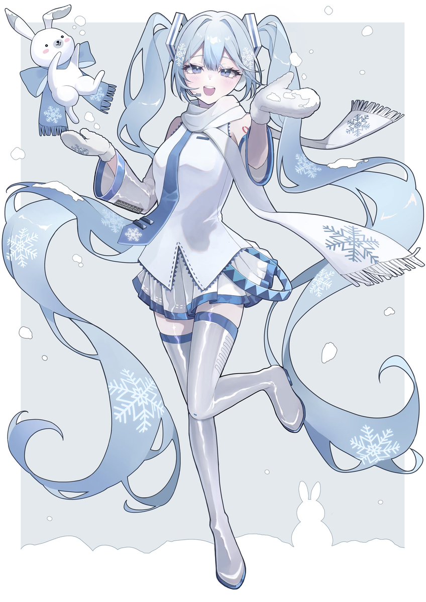 shirousa_illust's tweet image. #グッスマイラコン１２雪ミク