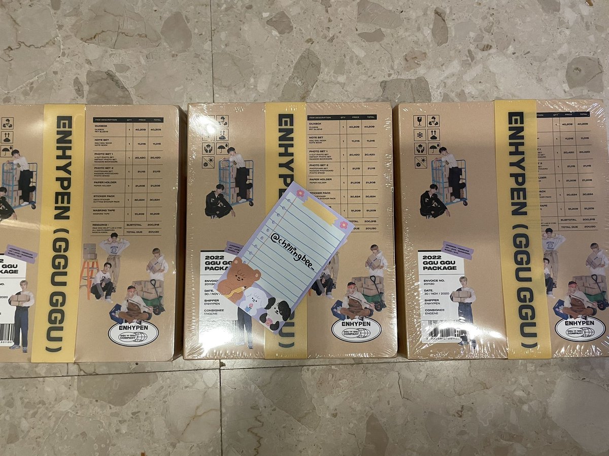 chillingbee_'s tweet photo. 🌈พร้อมส่ง🌈
Ggu ggu package 2022 ไม่แกะซีล
❤️‍🔥SALE❤️‍🔥
✨เซตละ 750฿
📮60|80

เก็บเงินปลายทาง: https://t.co/zhjioAF7N3

สนใจ เมนชั่น/dm ค่ะ #ตลาดนัดENHYPEN #ตลาดนัดเอนไฮเพน ตามหา กุกุ https://t.co/AFMQz3z7QE