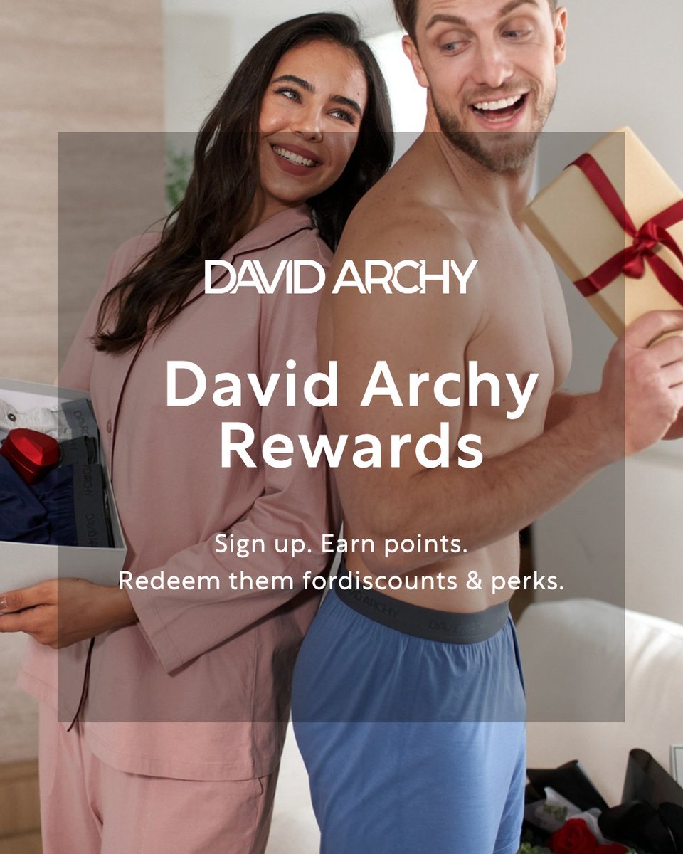DavidArchyWear's tweet photo. David Archy Rewards Club is here. 🤍
Earn points with every order and enjoy exclusive member benefits.

Bonus: Loyal customers, we’ve already added points from your orders over the past year. Register now to unlock them!

🤍👉https://t.co/RpPu7pyxOr https://t.co/Kyrz8ErRGi