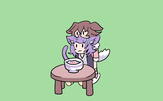 #絵かゆ #できたてころね #おにぎりゃー #てまにゃん #もぐもぐYUMMY!