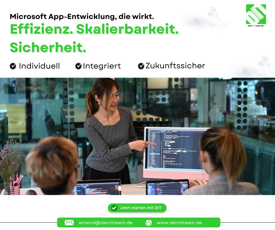 deinitteam's tweet image. 💡 Smarter, faster, scalable.
That’s what Microsoft application development brings to modern companies. 🚀
👉 See more: deinitteam.de/de/services/mi…
#MicrosoftTech #MicrosoftTechnologies #MicrosoftApplicationDevelopment #Companies #DigitalInnovation