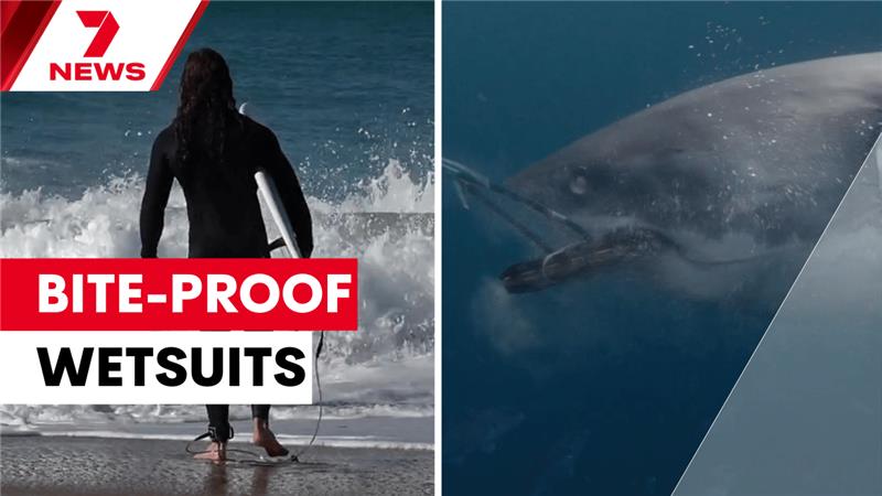 A new study has confirmed bite-resistant wetsuits can significantly reduce shark attack injuries. Flinders University researchers say the protective technology could be the difference between life and death. youtu.be/iprhTsI0g-g <a href="/JasminTeurlings/">Jasmin Teurlings</a>