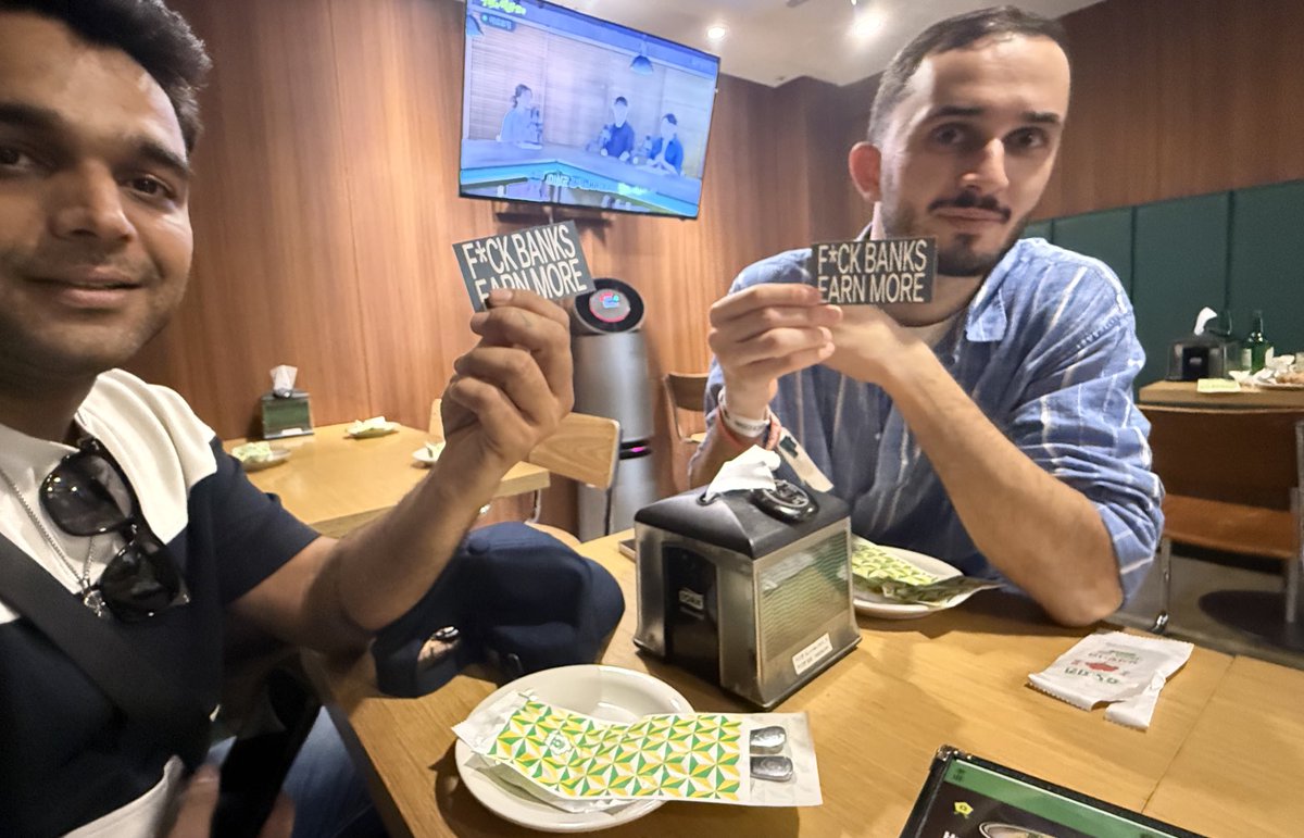 With our friends at <a href="/Hadronfc/">Hadron Founders Club</a> !!

Have you collected your F Banks card yet?