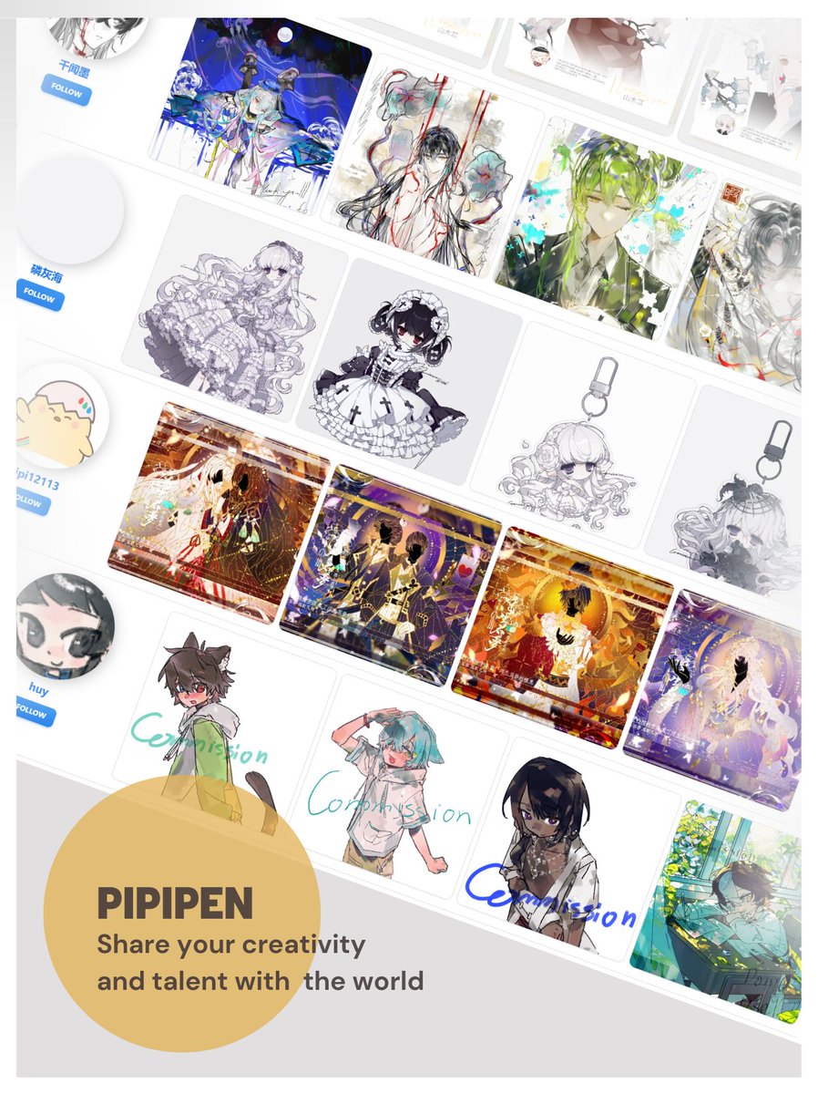 pipipen_en's tweet image. A bunch of amazing new artists just joined!😍 
Come take a look—you might just find your next commission here! 👇
pipipen.com/artists?page=1…
#pipipen #Commission #comissionsopen #OC #DigitalArtist #依頼絵 #コミッション