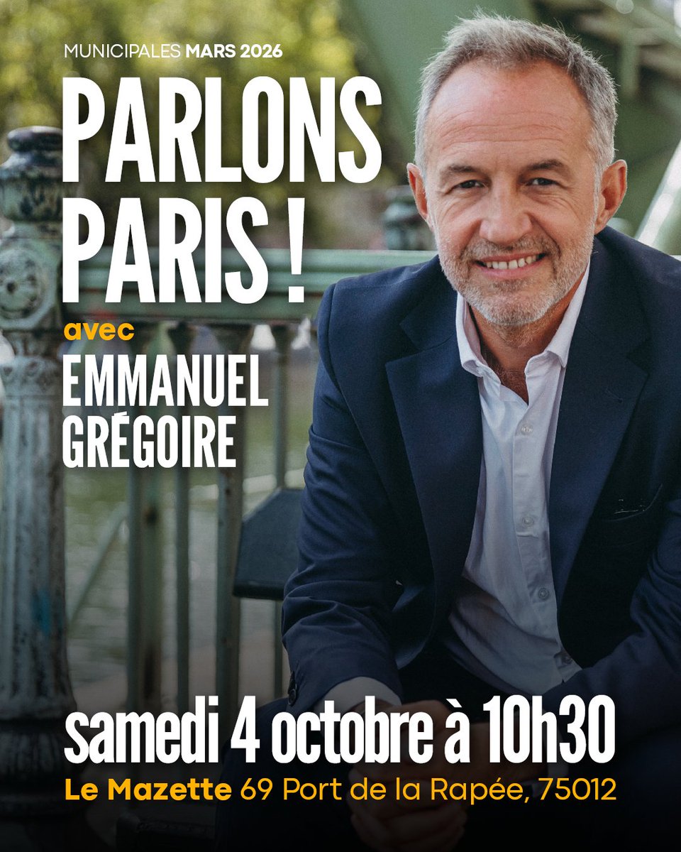 📣 PARLONS PARIS !

Se loger moins cher, accélérer la transformation écologique, protéger nos droits, défendre nos services publics, faire rayonner Paris… Samedi 4 octobre, nous lançons Parlons Paris, une méthode et une série de rencontres pour construire ensemble notre